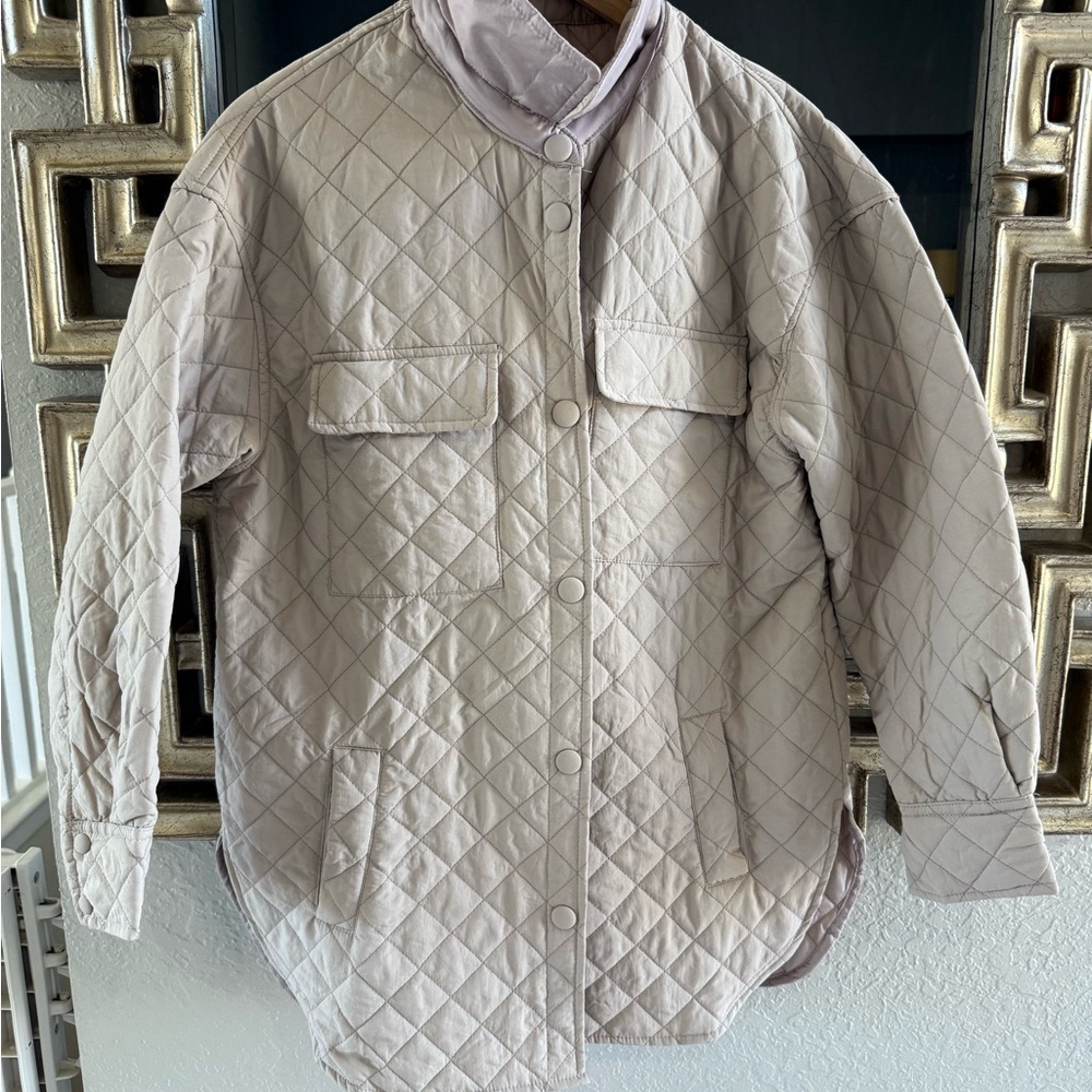 Ashley By 26 International Quilted Women's Jacket in Light Beige